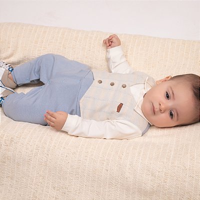 KIT 2 Macacões Longo Suéter Paraíso