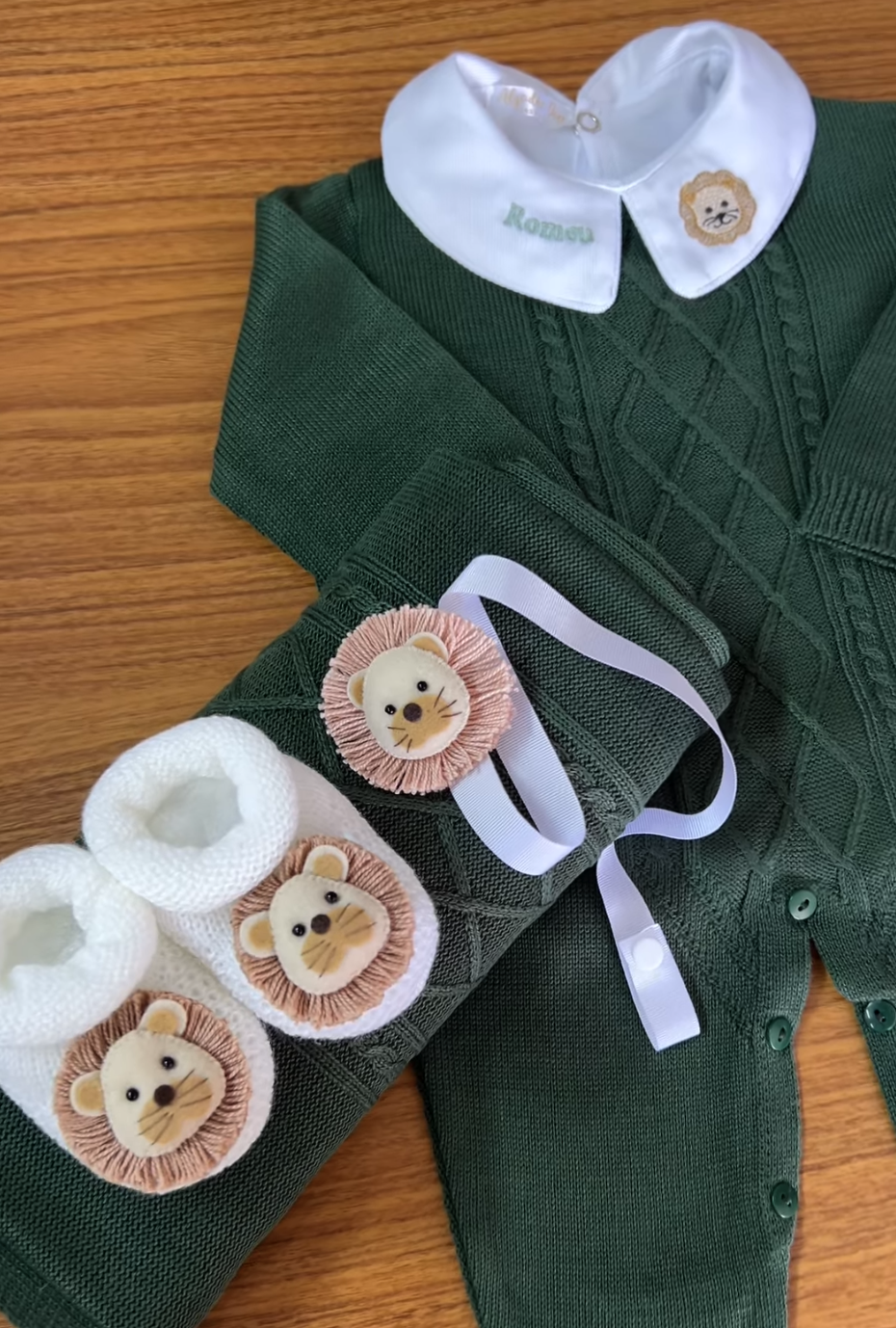 Kit Saída Maternidade Personalizável Completa Romeo | Personalize Com o Nome do Seu Príncipe