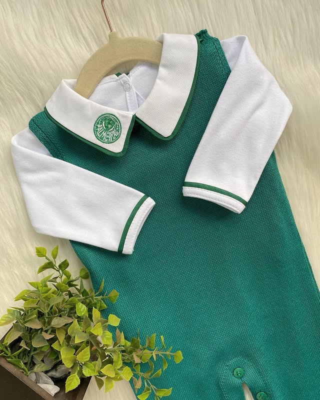 PROMOÇÃO Kit Saída Maternidade TIME FAVORITO Completa  - Veste Até 4 Meses (Menino)