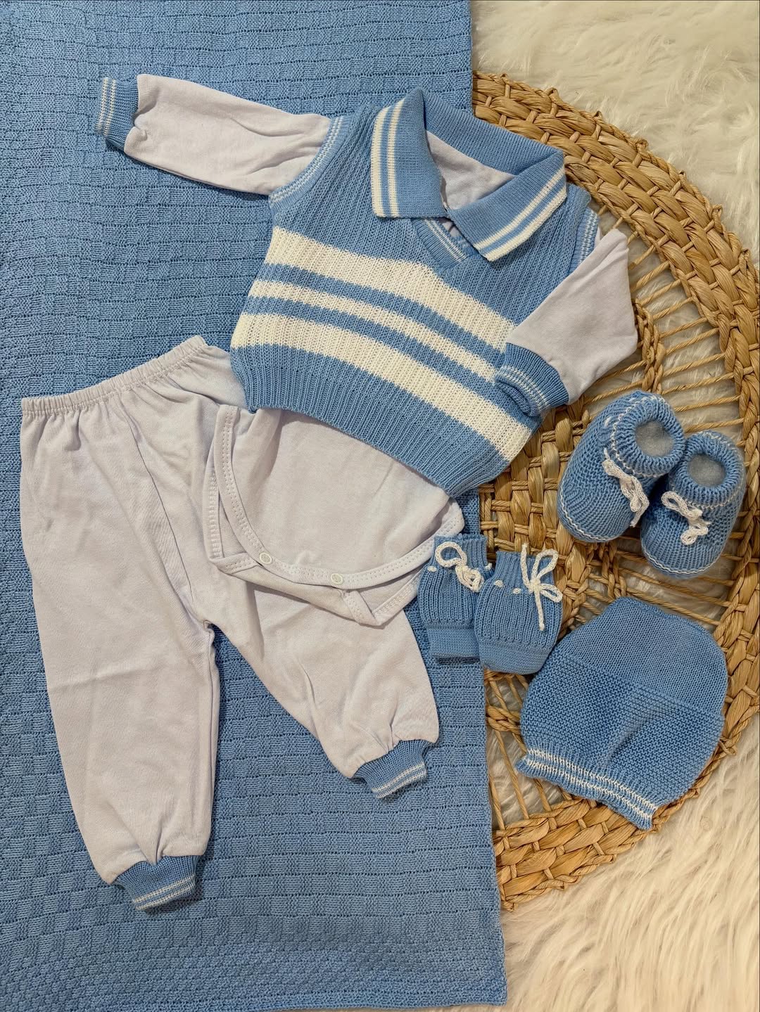 Kit Saída Maternidade Personalizável Completa | Personalize Com o Nome do Seu Príncipe