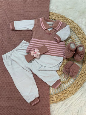 Kit Saída Maternidade Personalizável Completa - Personalize Com o Nome da Sua Princesa