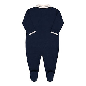 Kit 3 Macacões Longo Gravata Paraíso - AZUL