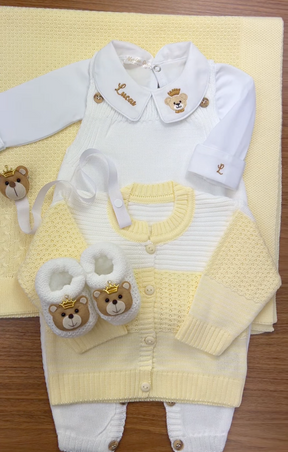 Kit Saída Maternidade Personalizável Completa Napoli | Personalize Com o Nome do Seu Príncipe