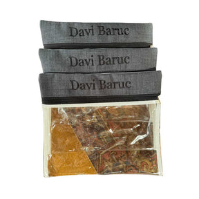 Kit Saquinhos Maternidade Linho Preto